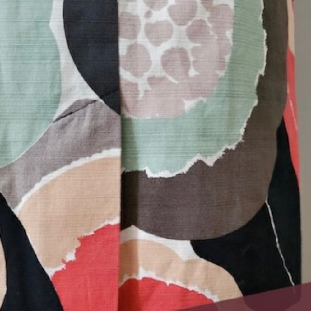 🇬🇧 Boden Greys Painted Poppies pencil skirt 6R - Picture 4 of 11